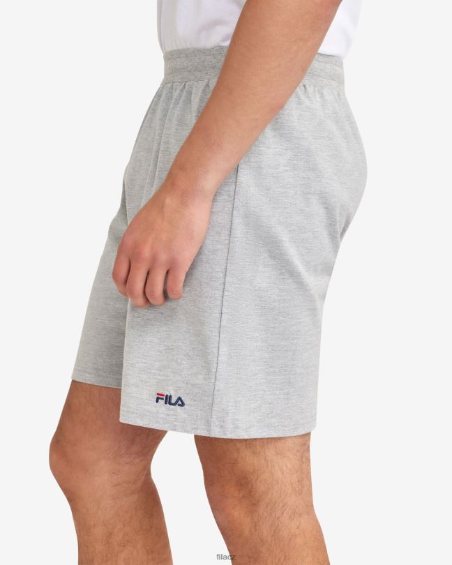 fila stříbrná marle pánské basic mid short 0668L2332 stříbrný marle FILA