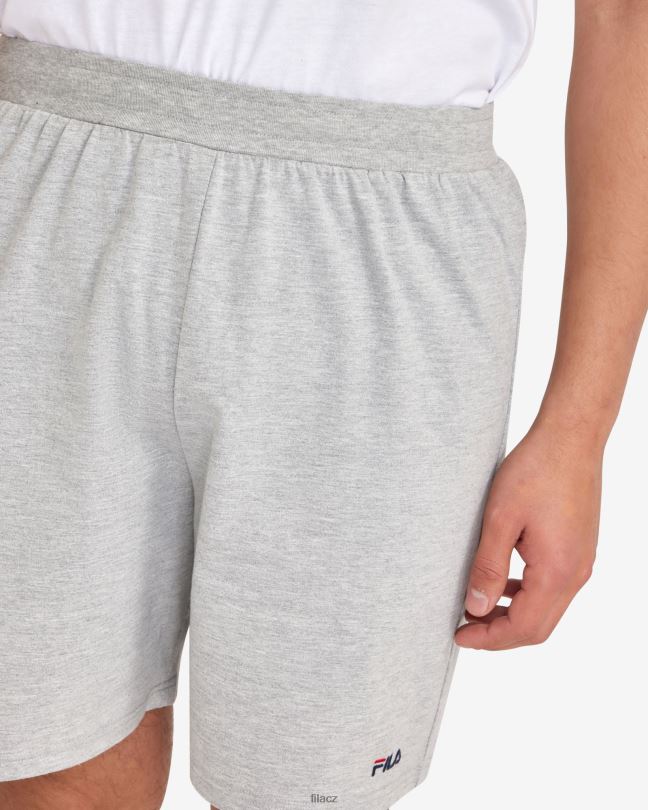fila stříbrná marle pánské basic mid short 0668L2332 stříbrný marle FILA