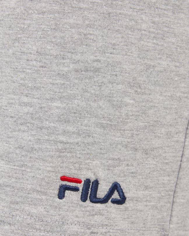 fila stříbrná marle pánské basic mid short 0668L2332 stříbrný marle FILA