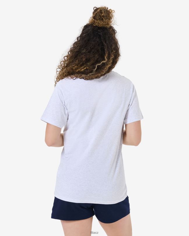 fila světle šedé marle unisex výročí tričko 0668L2572 světle šedá marle FILA