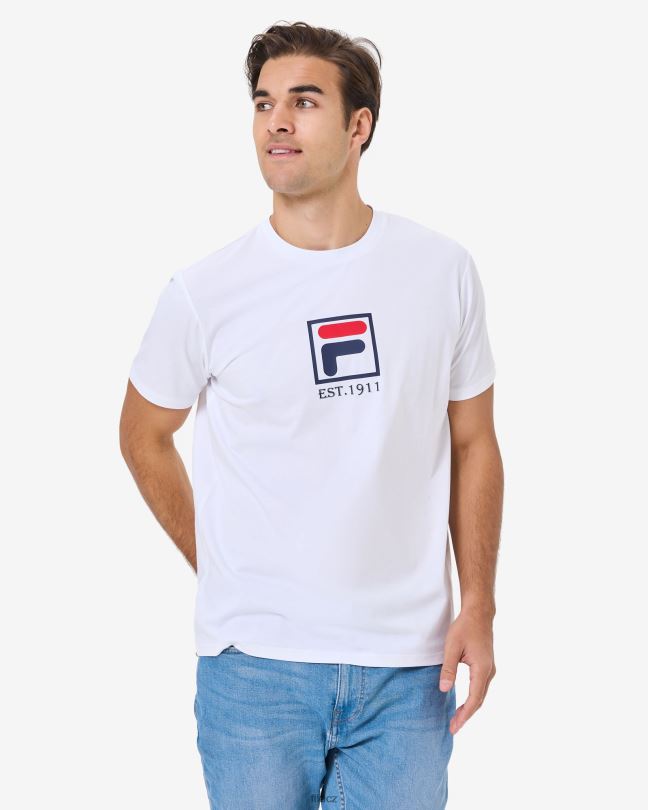 fila unisex alto 2.0 tričko bílé 0668L2569 bílý FILA