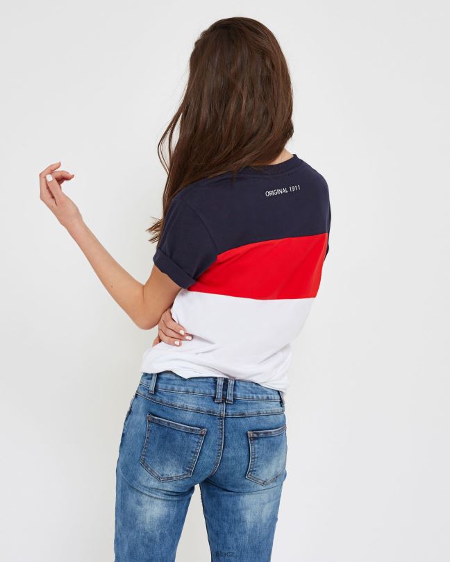 fila unisex genoa tričko bílé 0668L2539 bílý FILA