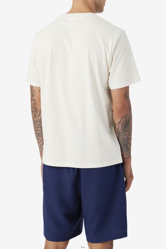 gardénie/navy saran tee fila 0668L342 gardénie/námořnictvo FILA