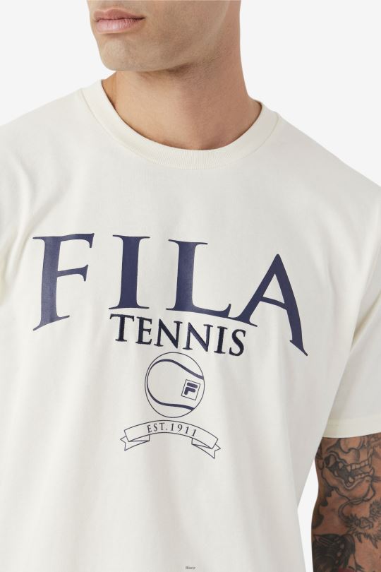 gardénie/navy saran tee fila 0668L342 gardénie/námořnictvo FILA