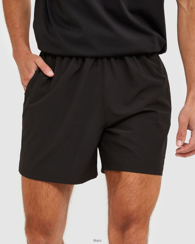 klasická pánská dráha short fila černá 0668L2480 Černá FILA