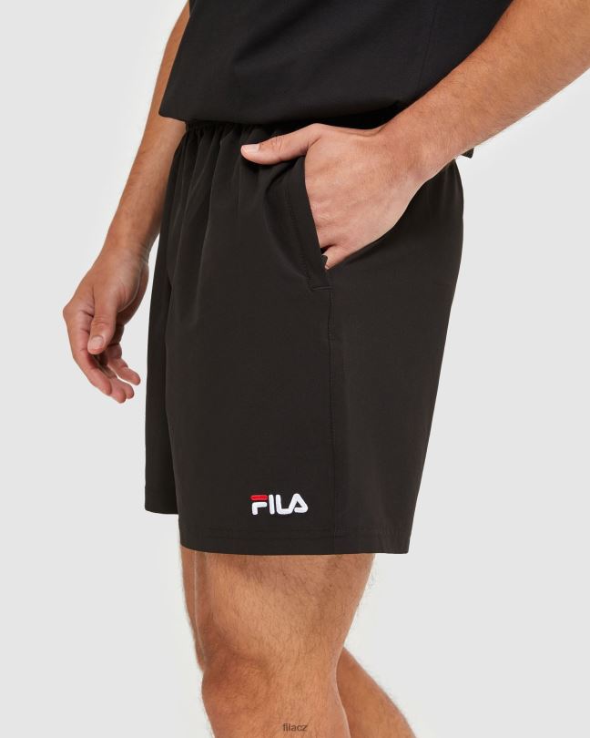 klasická pánská dráha short fila černá 0668L2480 Černá FILA