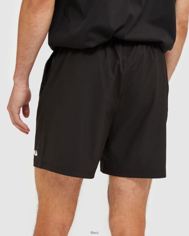 klasická pánská dráha short fila černá 0668L2480 Černá FILA