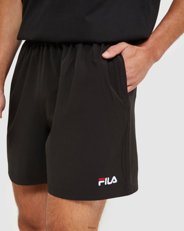 klasická pánská dráha short fila černá 0668L2480 Černá FILA