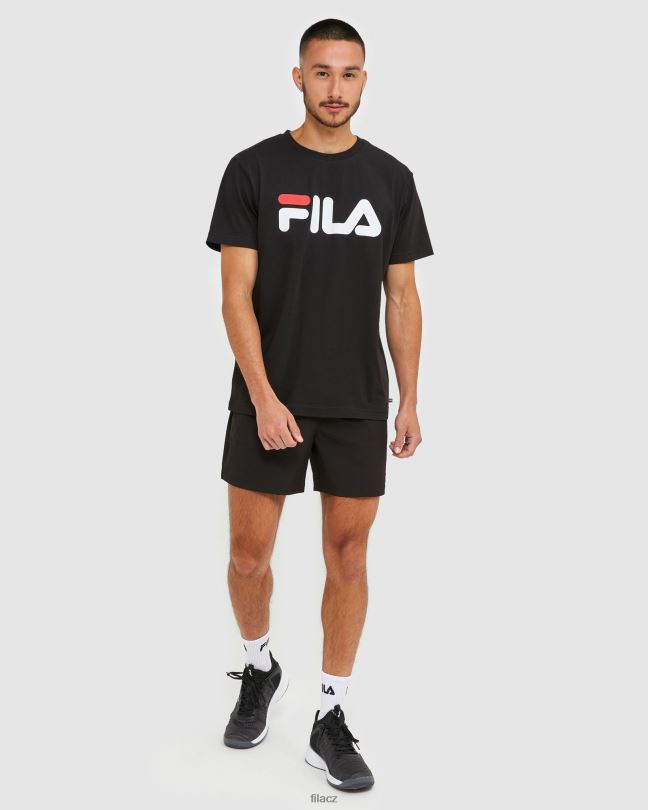 klasická pánská dráha short fila černá 0668L2480 Černá FILA