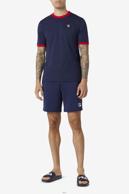 marconi ringer tee peacoat/červená fila 0668L239 peacoat/red FILA