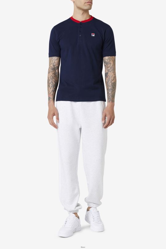 námořnická/červená ralph henley fila 0668L378 námořnická/červená FILA