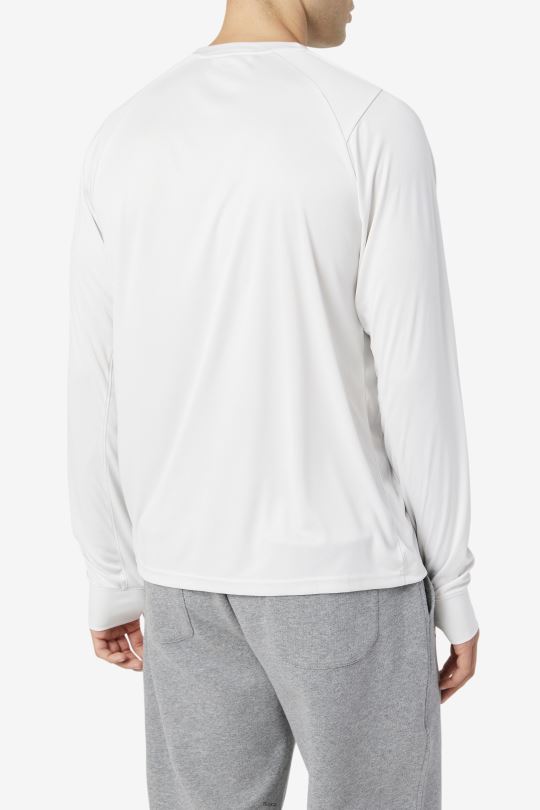 nimbus cloud/black fila jazam long sleeve crew 0668L243 nimbový oblak/černý FILA
