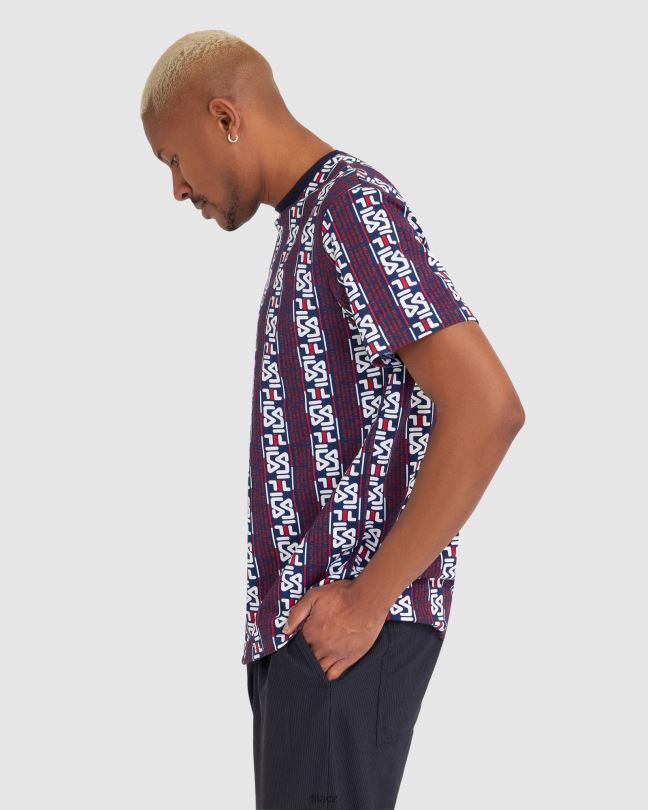 nové námořnické pánské tričko harrison fila 0668L2370 nové námořnictvo FILA