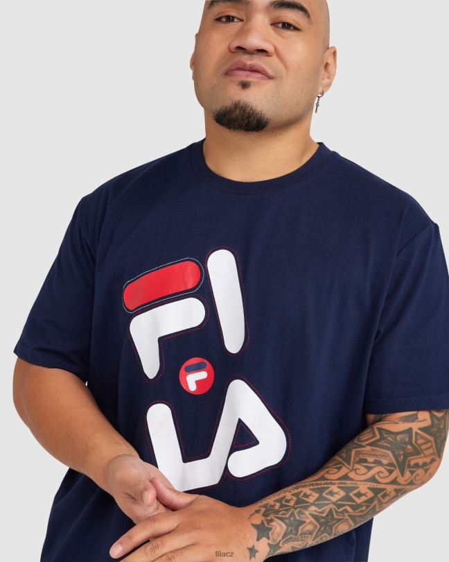 nové pánské tričko navy fila plus kley 0668L2391 nové námořnictvo FILA