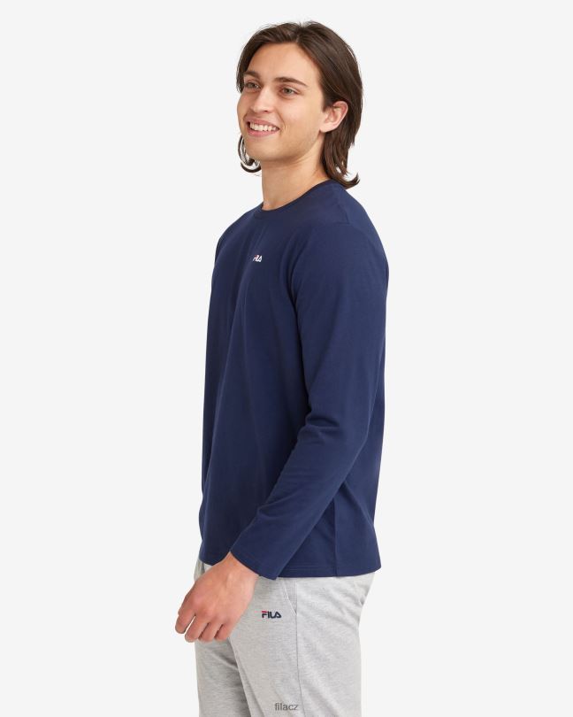 nové tričko navy fila pánské basic l/s 0668L2547 nové námořnictvo FILA