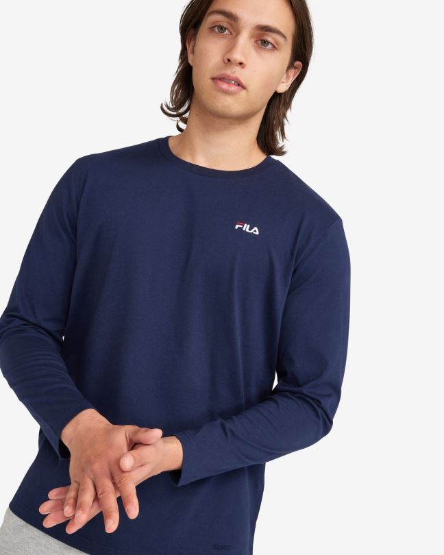 nové tričko navy fila pánské basic l/s 0668L2547 nové námořnictvo FILA