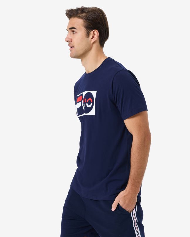 nové unisex triko k výročí námořnictva fila 0668L2583 nové námořnictvo FILA