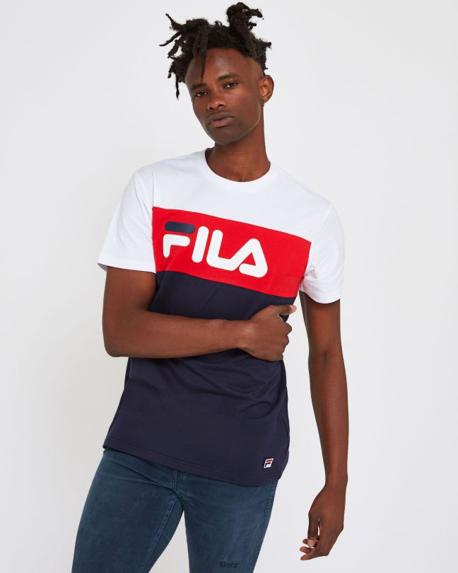 nové unisex triko z námořnické fily genoa 0668L2541 nové námořnictvo FILA