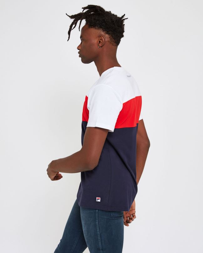 nové unisex triko z námořnické fily genoa 0668L2541 nové námořnictvo FILA
