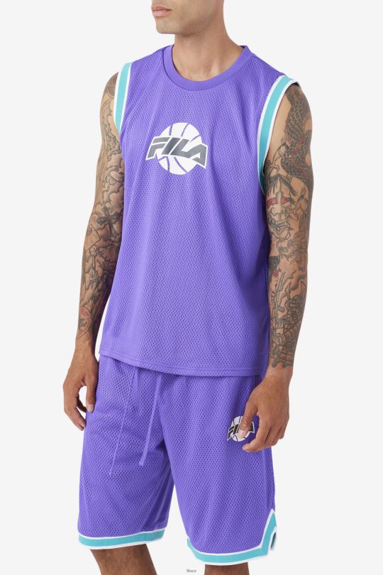 ovi basketbalový dres fialová/keramická/bílá/stínová fila 0668L221 fialová/keramická/bílá/stín FILA