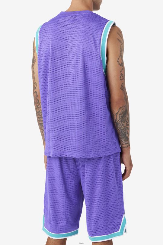 ovi basketbalový dres fialová/keramická/bílá/stínová fila 0668L221 fialová/keramická/bílá/stín FILA