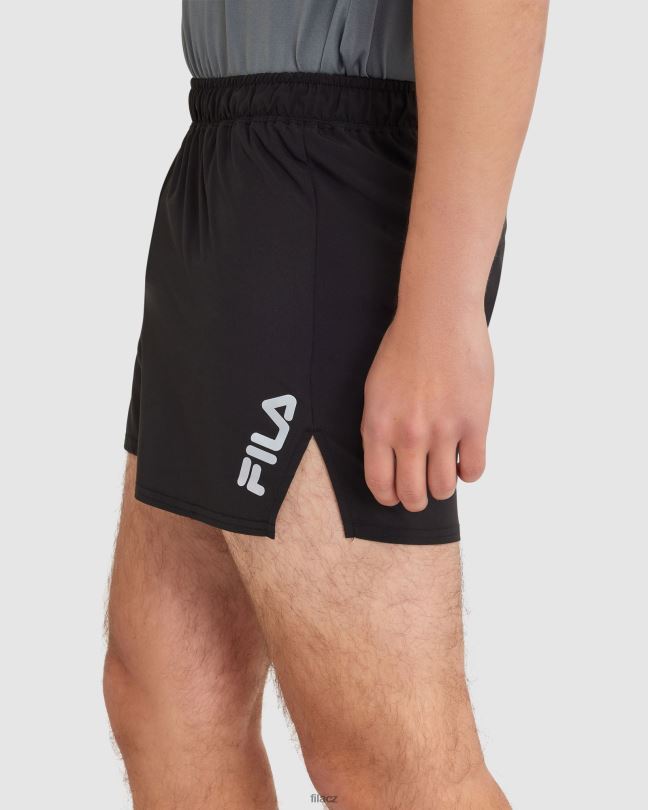 pánské caleb run short fila black 0668L2420 Černá FILA