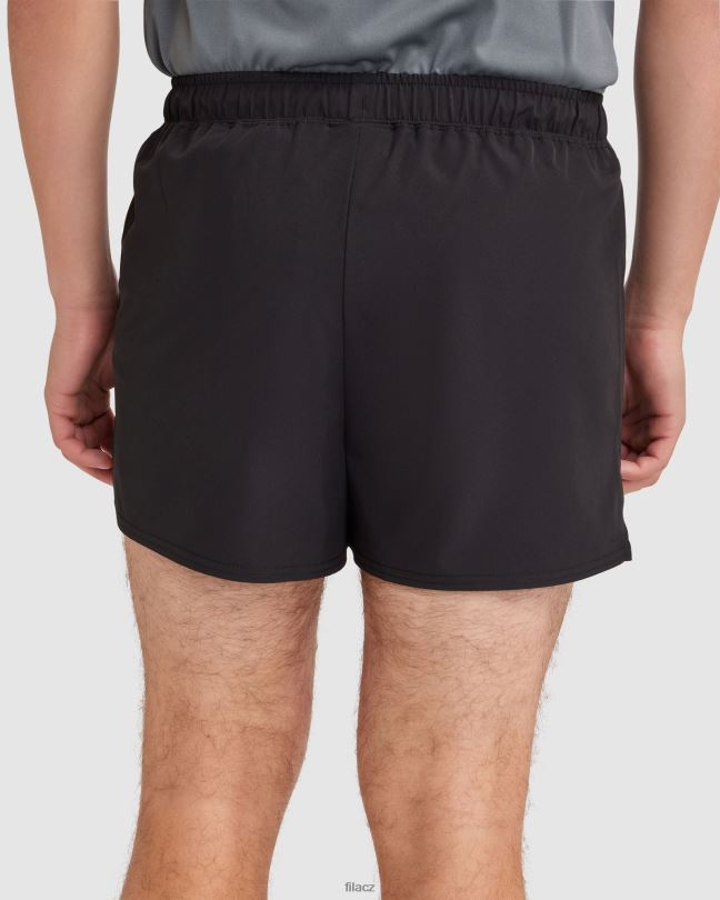 pánské caleb run short fila black 0668L2420 Černá FILA