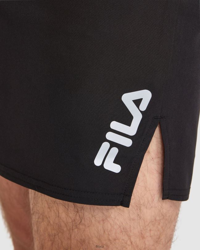 pánské caleb run short fila black 0668L2420 Černá FILA