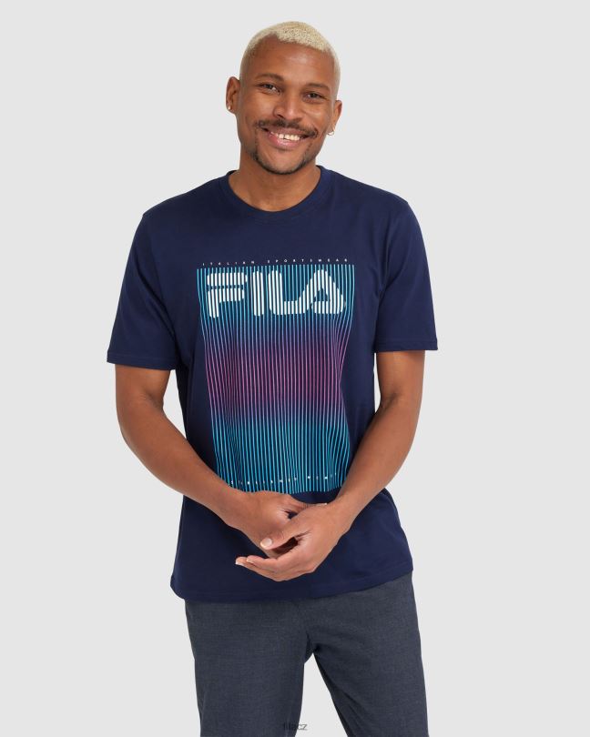 pánské cedrickové tričko fila navy 0668L2326 námořnictvo FILA