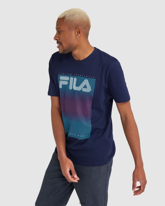 pánské cedrickové tričko fila navy 0668L2326 námořnictvo FILA
