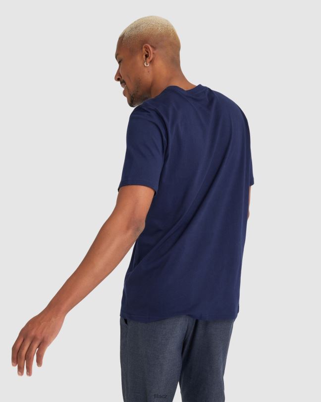 pánské cedrickové tričko fila navy 0668L2326 námořnictvo FILA