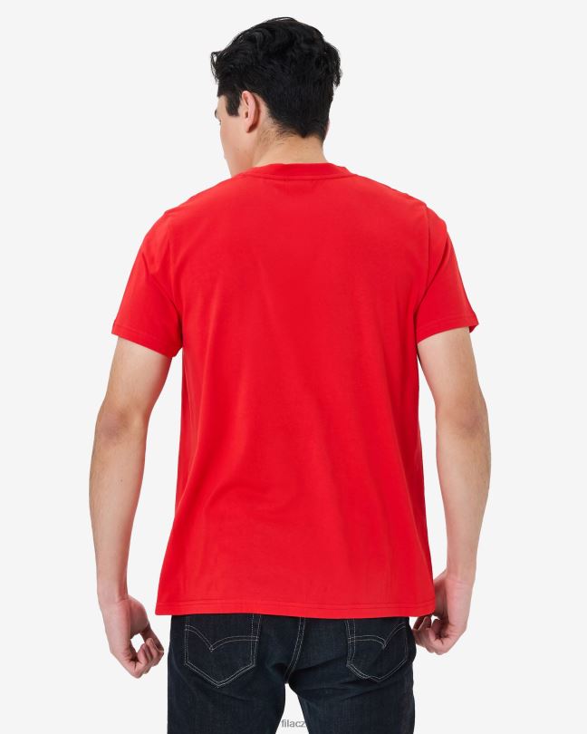 pánský odznak dědictví 2.0 tee red fila 0668L2561 Červené FILA