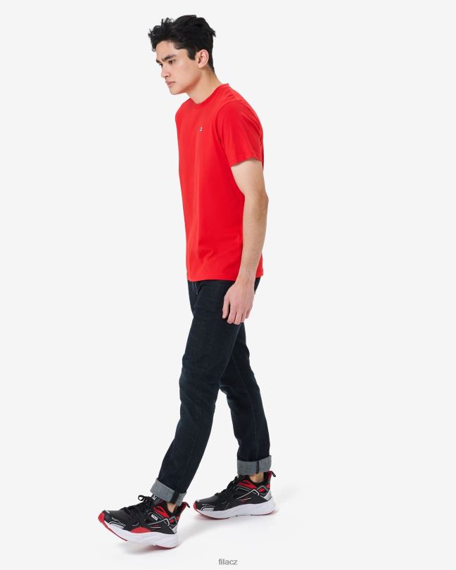 pánský odznak dědictví 2.0 tee red fila 0668L2561 Červené FILA