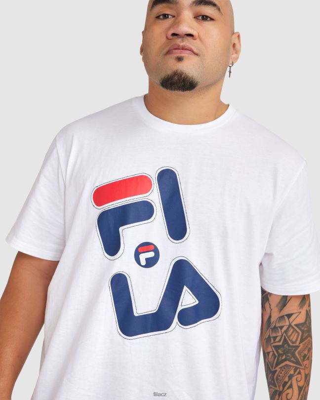 pánské plus kiley tričko bílé fila 0668L2369 bílý FILA