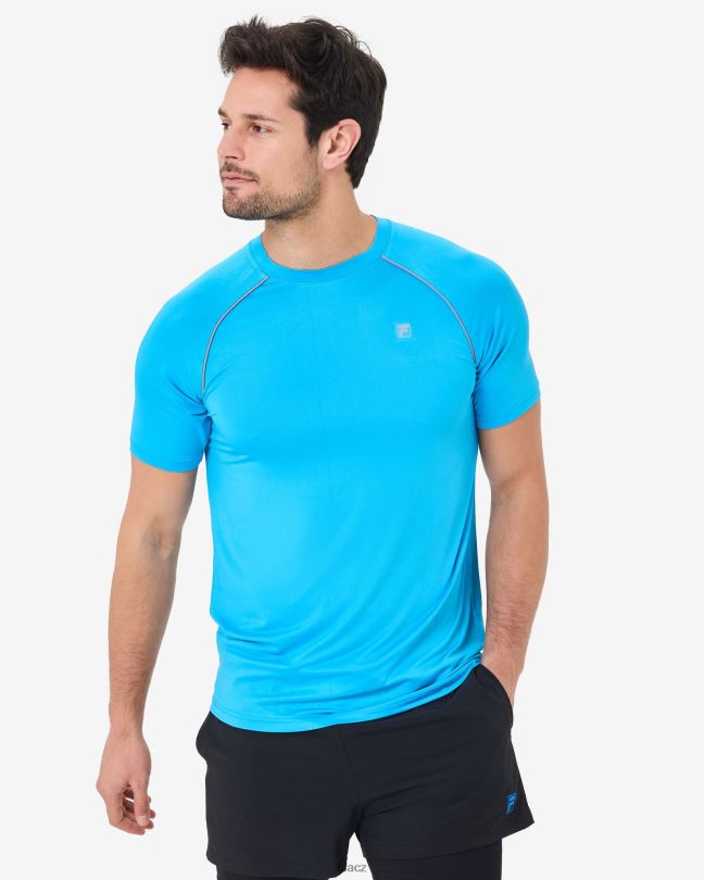 pánské tričko Roen qdry aqua fila 0668L2573 aqua FILA