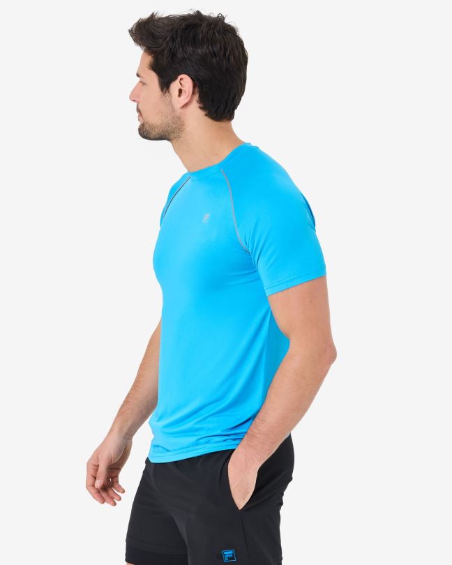 pánské tričko Roen qdry aqua fila 0668L2573 aqua FILA