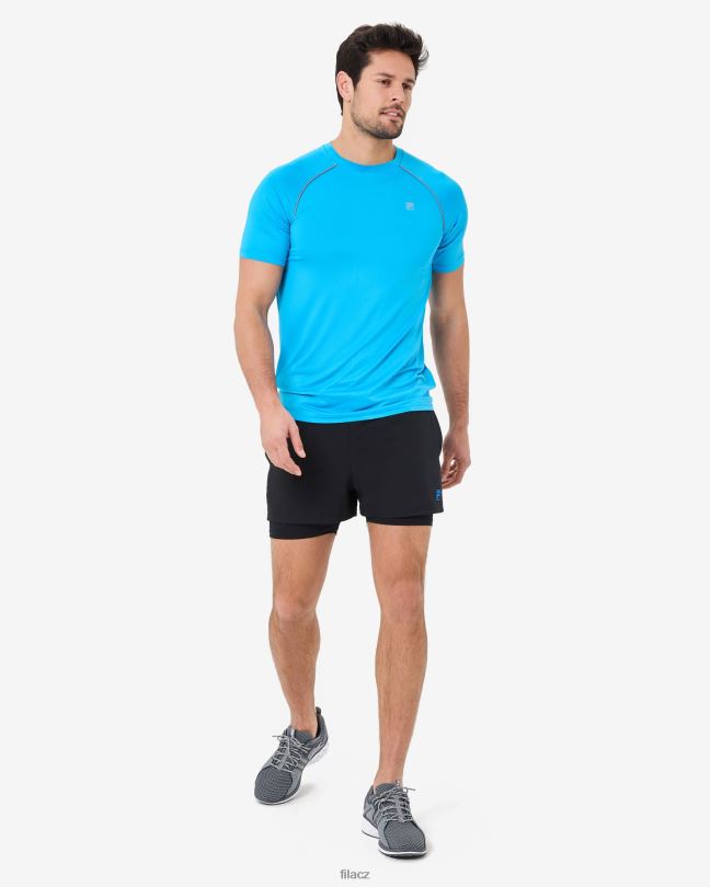 pánské tričko Roen qdry aqua fila 0668L2573 aqua FILA
