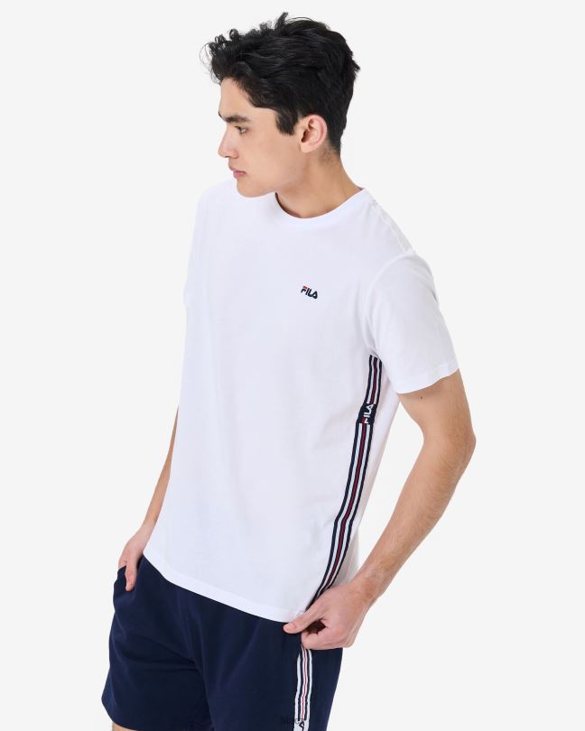 pánské tričko elias tee fila bílé 0668L2582 bílý FILA