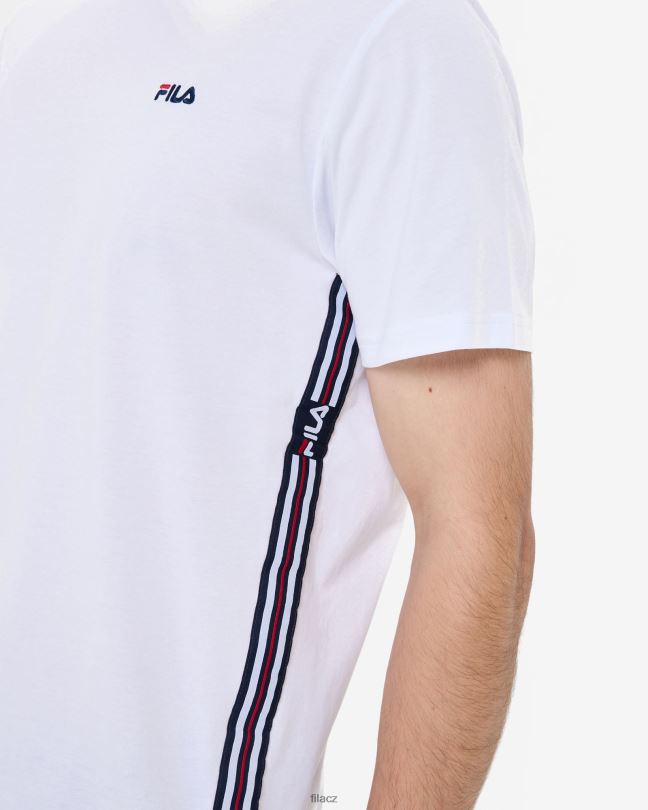 pánské tričko elias tee fila bílé 0668L2582 bílý FILA