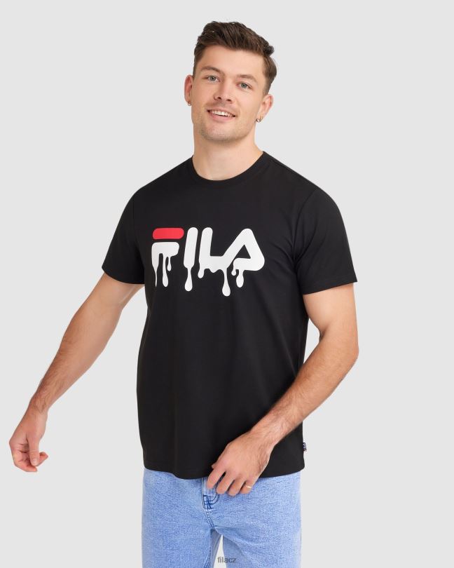 pánské tričko fila matthew černé 0668L2401 Černá FILA