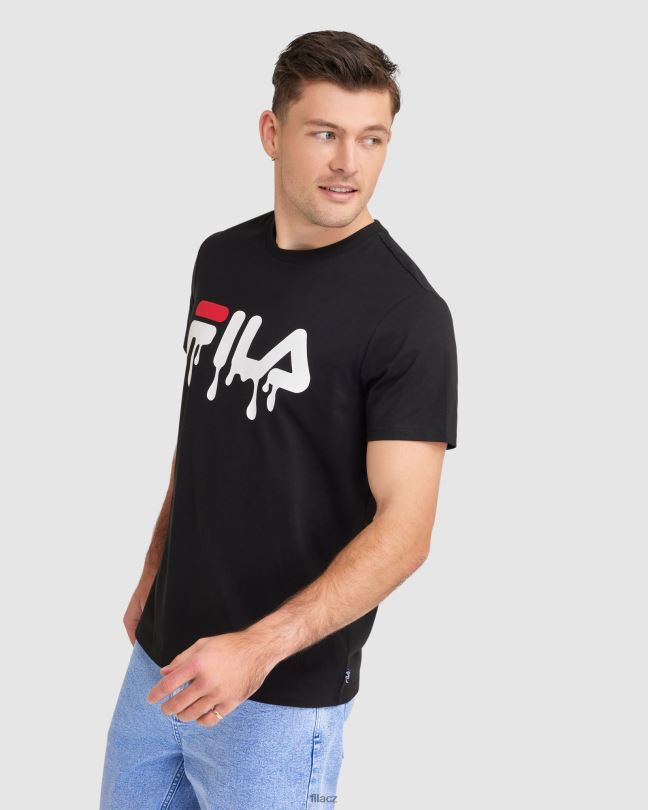 pánské tričko fila matthew černé 0668L2401 Černá FILA