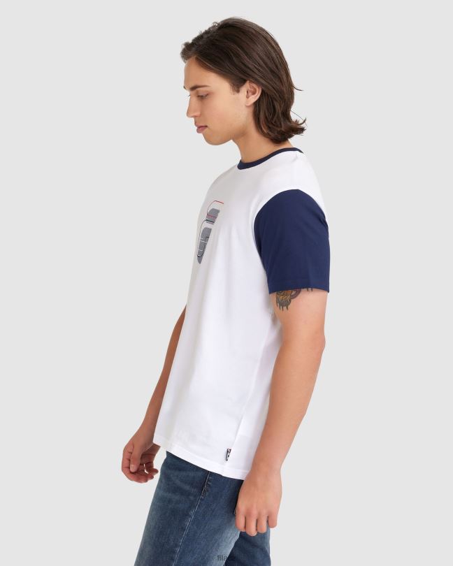 pánské tričko lennox fila bílé 0668L2378 bílý FILA