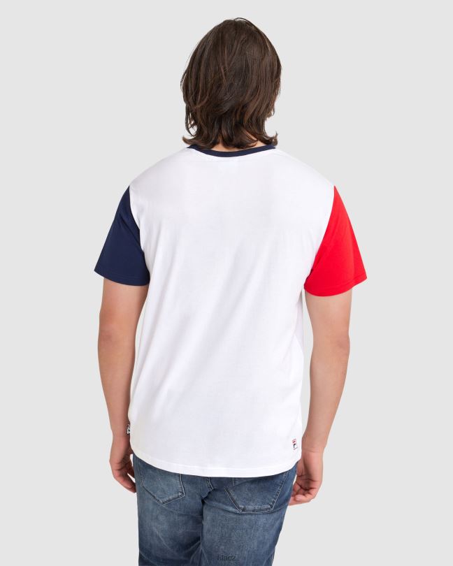 pánské tričko lennox fila bílé 0668L2378 bílý FILA