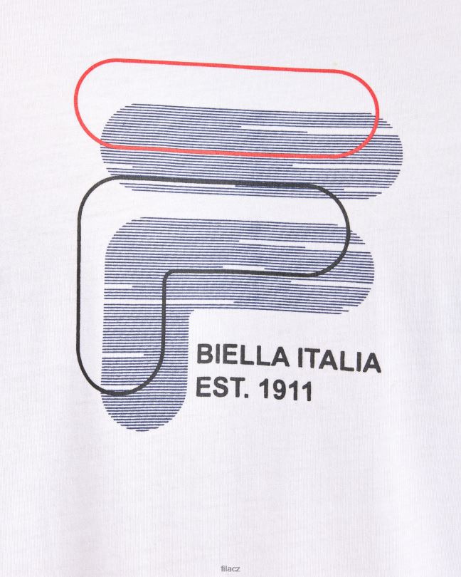 pánské tričko lennox fila bílé 0668L2378 bílý FILA