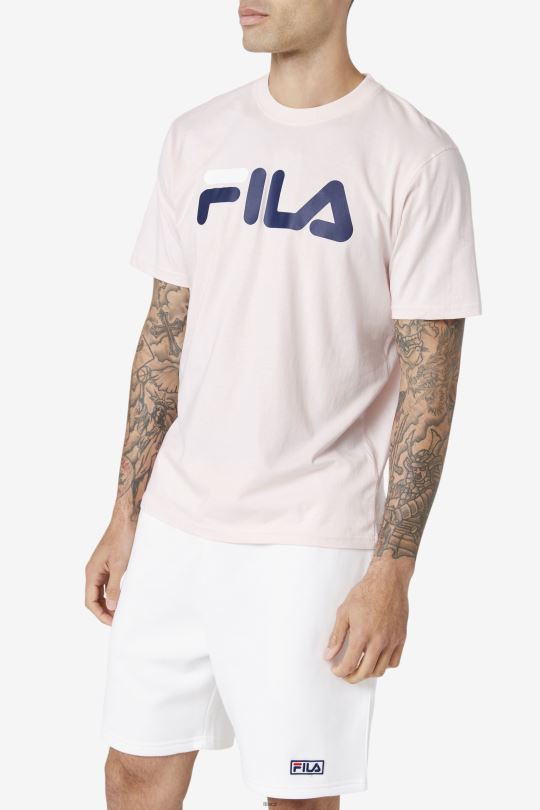 pánské tričko orel růžová/námořnická/bílá fila 0668L371 růžová/námořnická/bílá FILA