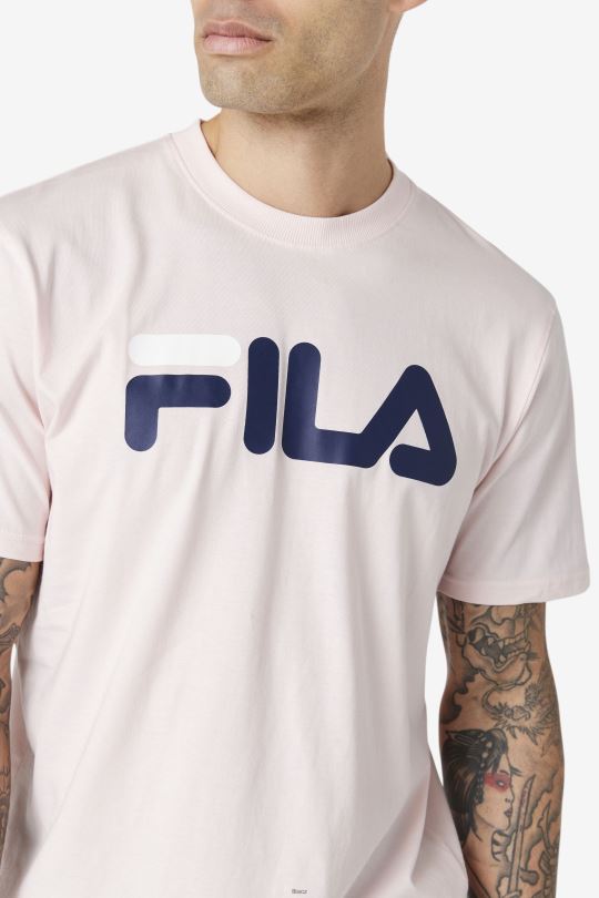 pánské tričko orel růžová/námořnická/bílá fila 0668L371 růžová/námořnická/bílá FILA