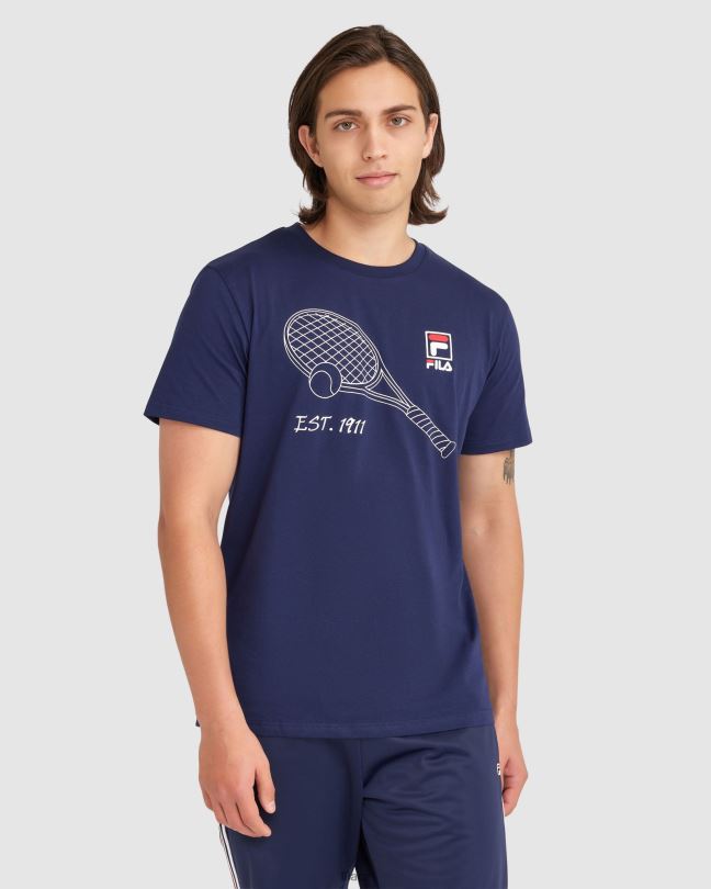 pánské tričko wyatt new navy fila 0668L2387 nové námořnictvo FILA