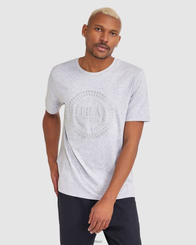 pánské triko ravi fila grey marle 0668L2350 šedá marle FILA