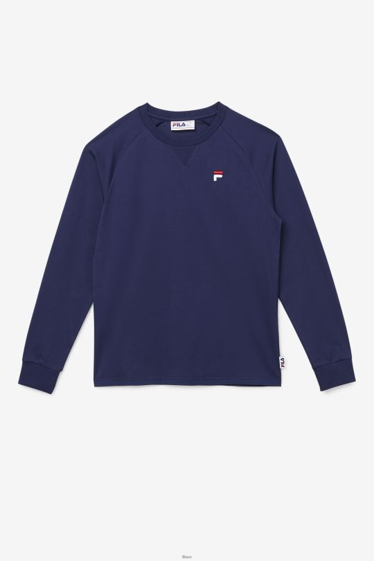 peacoat fila flynn tričko s dlouhým rukávem 0668L291 peacoat FILA