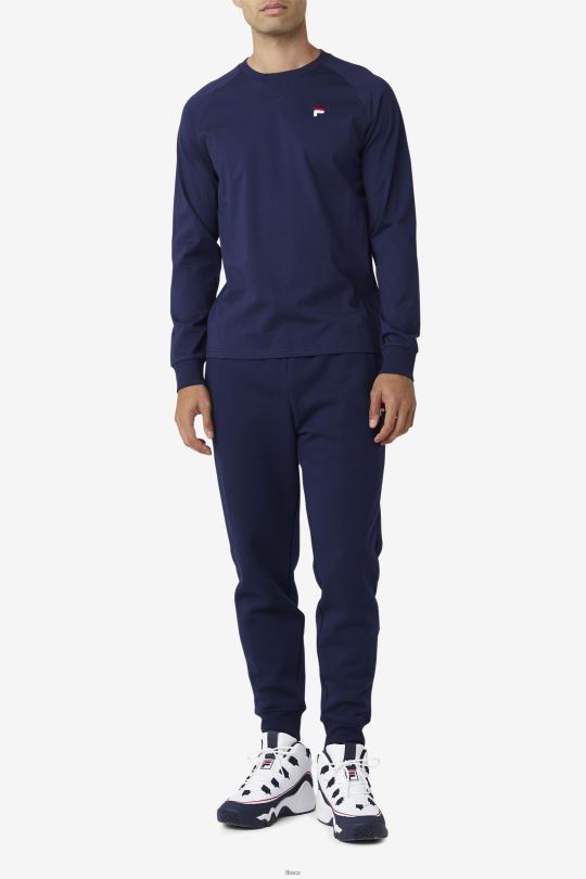 peacoat fila flynn tričko s dlouhým rukávem 0668L291 peacoat FILA